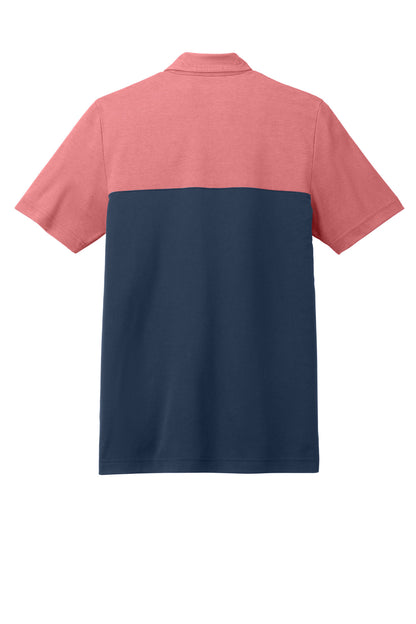Custom Embroidered TravisMathew Polos/Knits in Cardinal Heather/ Blue Nights