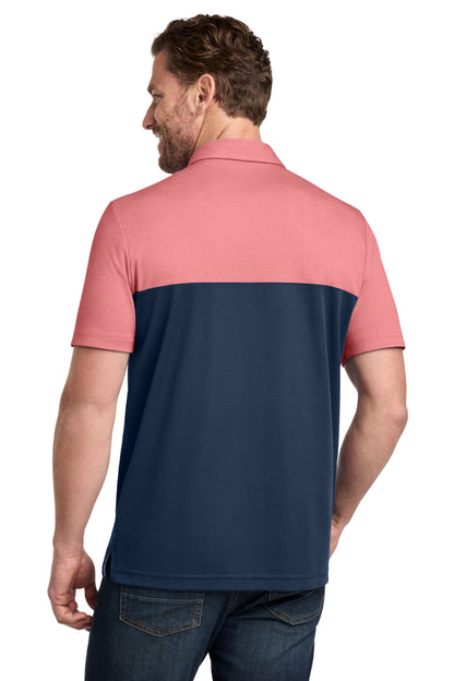 Custom Embroidered TravisMathew Polos/Knits in Cardinal Heather/ Blue Nights
