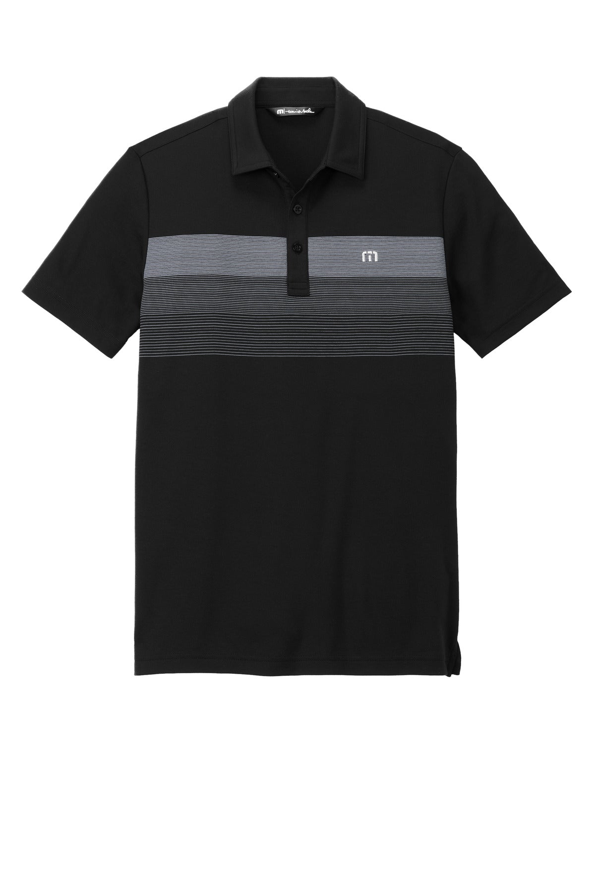 Custom Embroidered TravisMathew Polos/Knits in Black