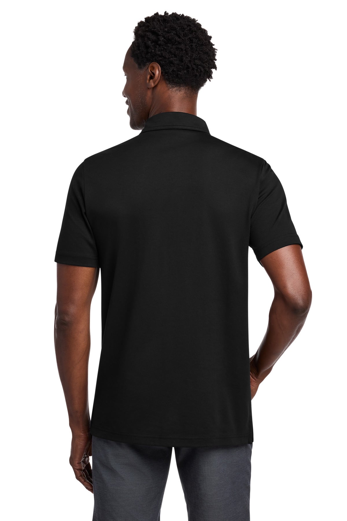 Custom Embroidered TravisMathew Polos/Knits in Black