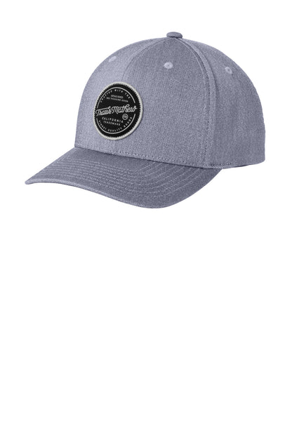 Custom Embroidered TravisMathew Caps in Quiet Shade Grey Heather