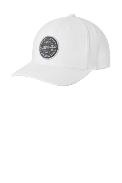 Custom Embroidered TravisMathew Caps in White