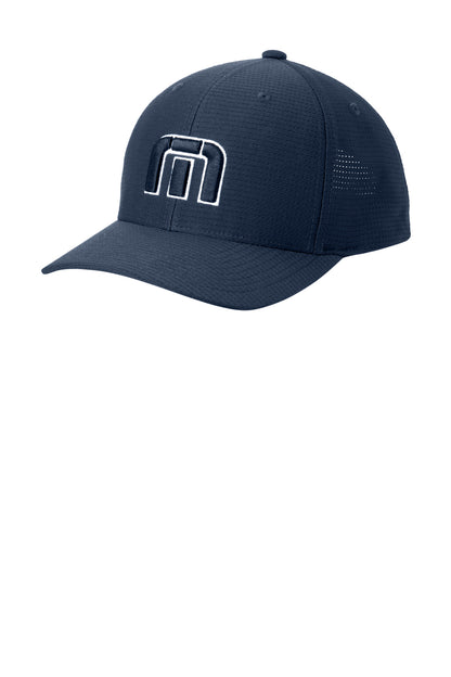 Custom Embroidered TravisMathew Caps in Blue Nights