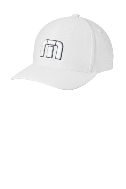 Custom Embroidered TravisMathew Caps in White