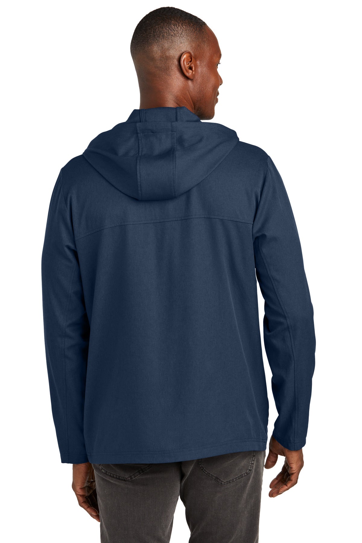 Custom Embroidered TravisMathew Balboa Hooded Full-Zip Jacket TM1MZ338,Blue Nights Heather