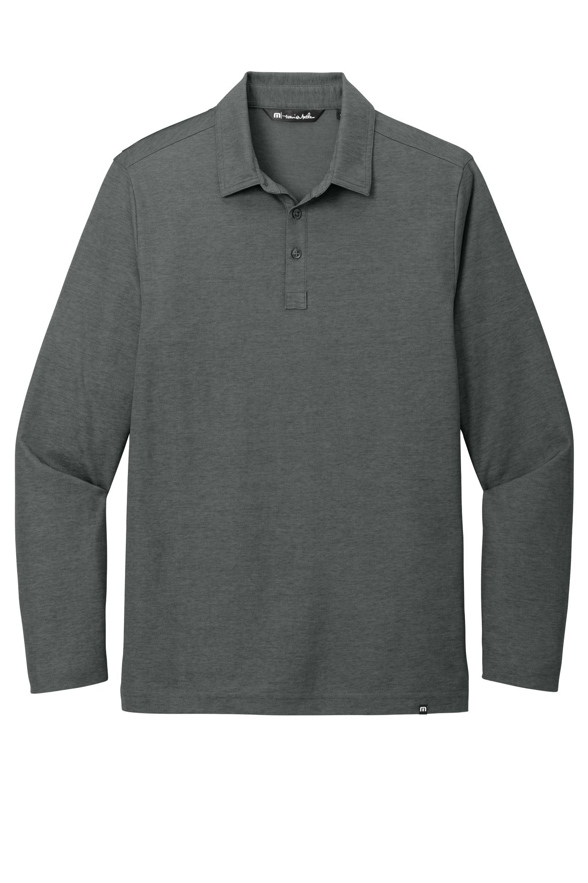 Custom Embroidered TravisMathew Polos/Knits in Black Heather