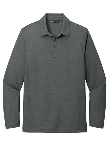Custom Embroidered TravisMathew Polos/Knits in Black Heather