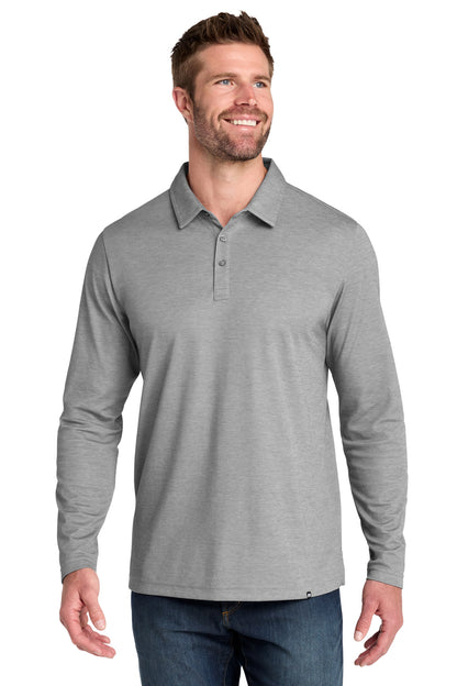 Custom Embroidered TravisMathew Polos/Knits in Quiet Shade Grey Heather