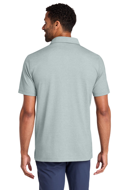 Custom Embroidered TravisMathew Polos/Knits in Balsam Green Heather