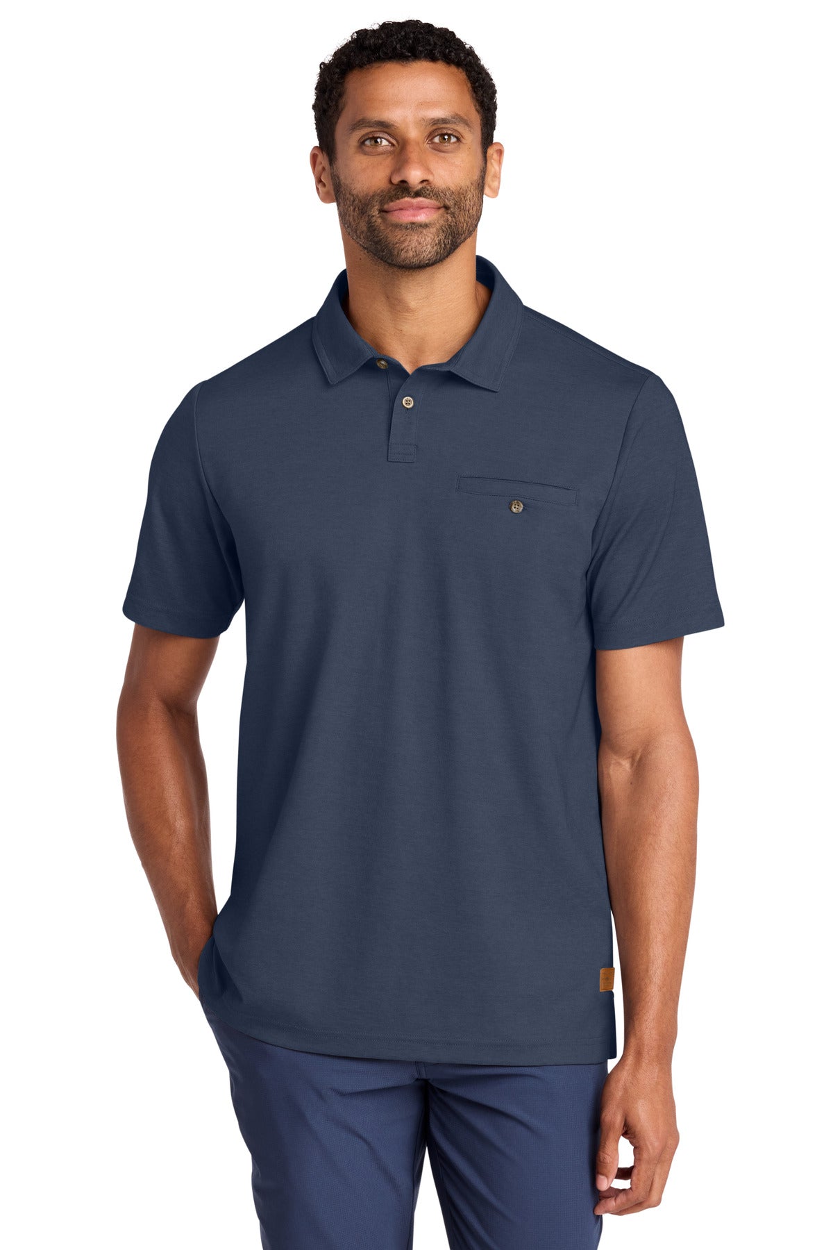 Custom Embroidered TravisMathew Polos/Knits in Blue Nights