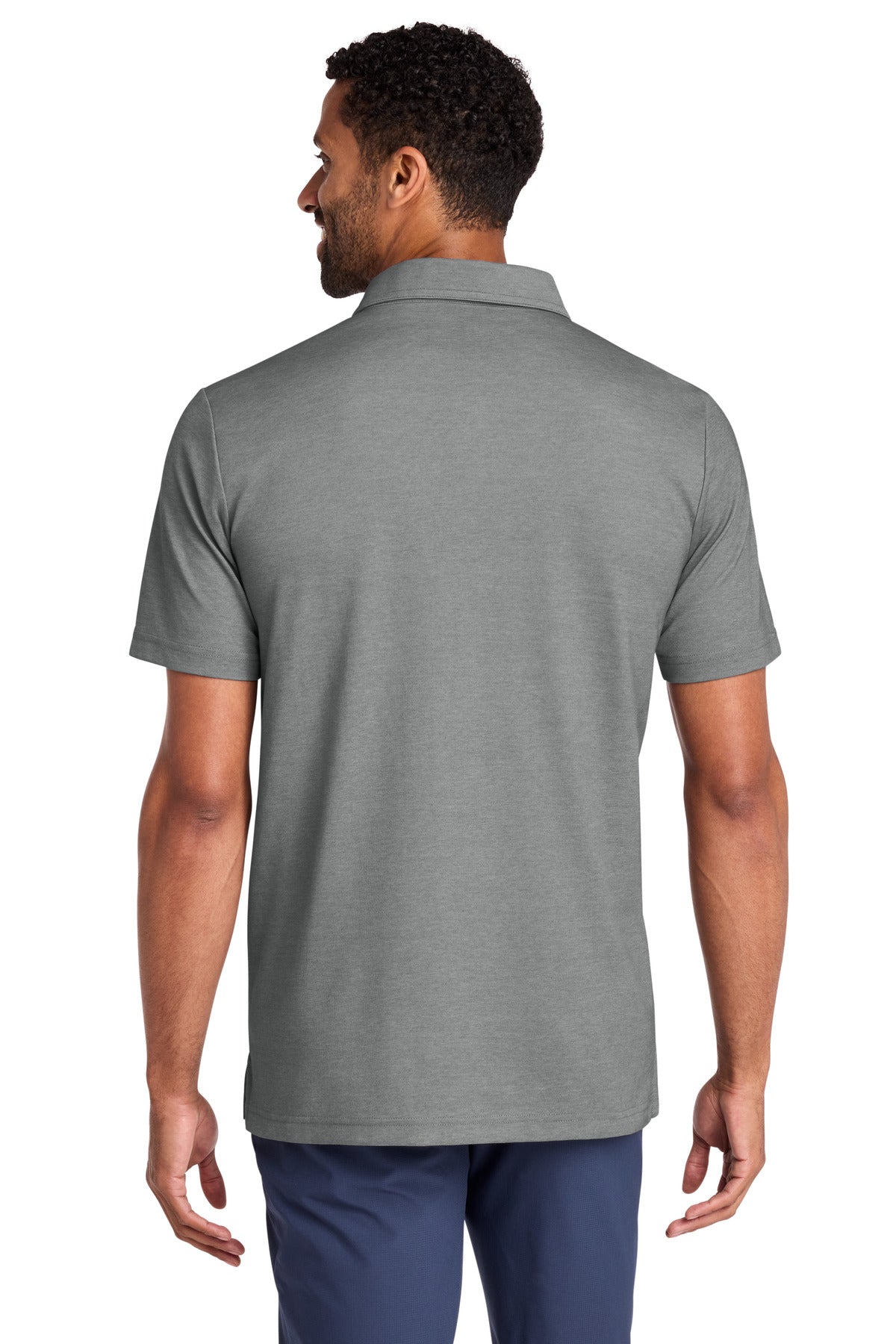 Custom Embroidered TravisMathew Polos/Knits in Grey Heather