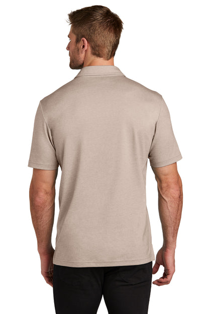 Custom Embroidered TravisMathew Sunsetters Pocket Polo TM1MZ344,Portabella Heather