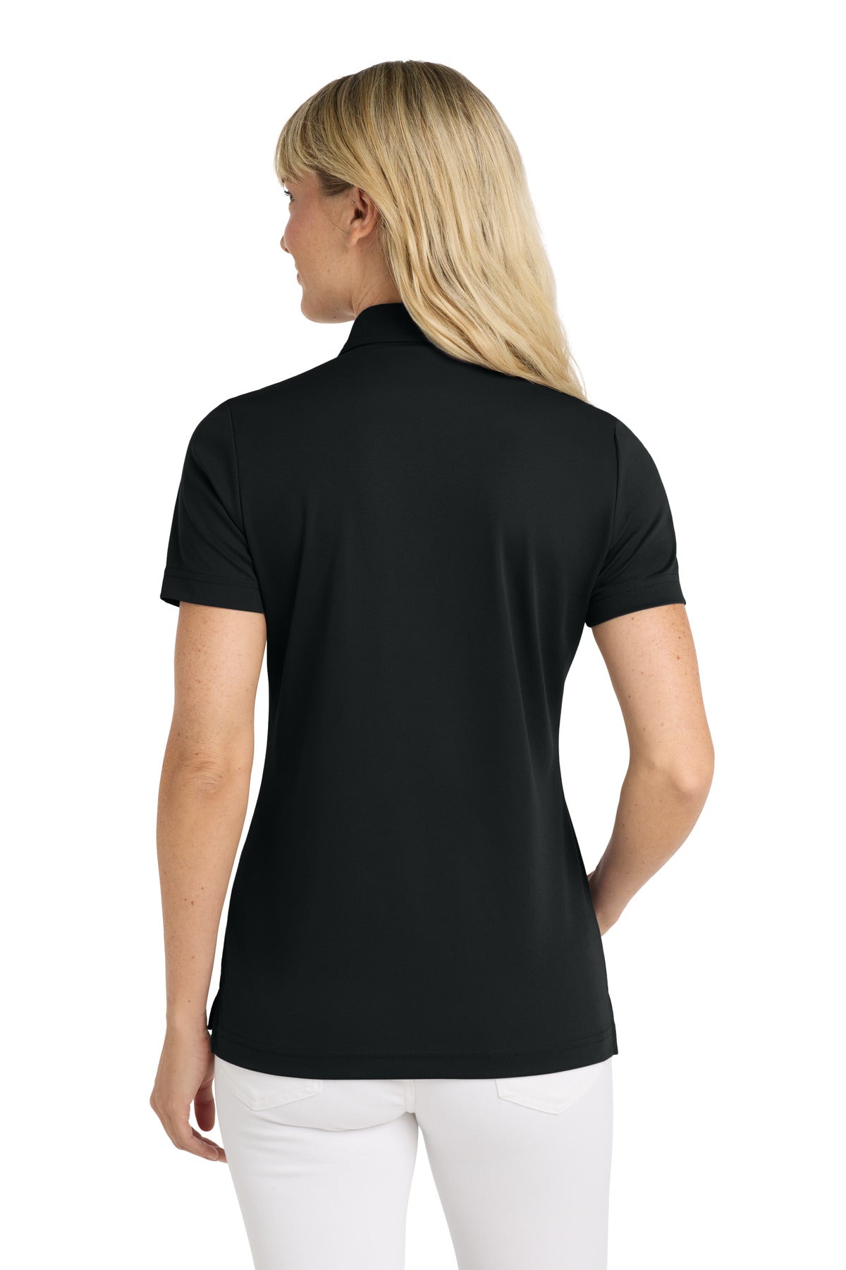 Custom Embroidered TravisMathew Women's Oceanside Solid Polo TM1WW001,Black