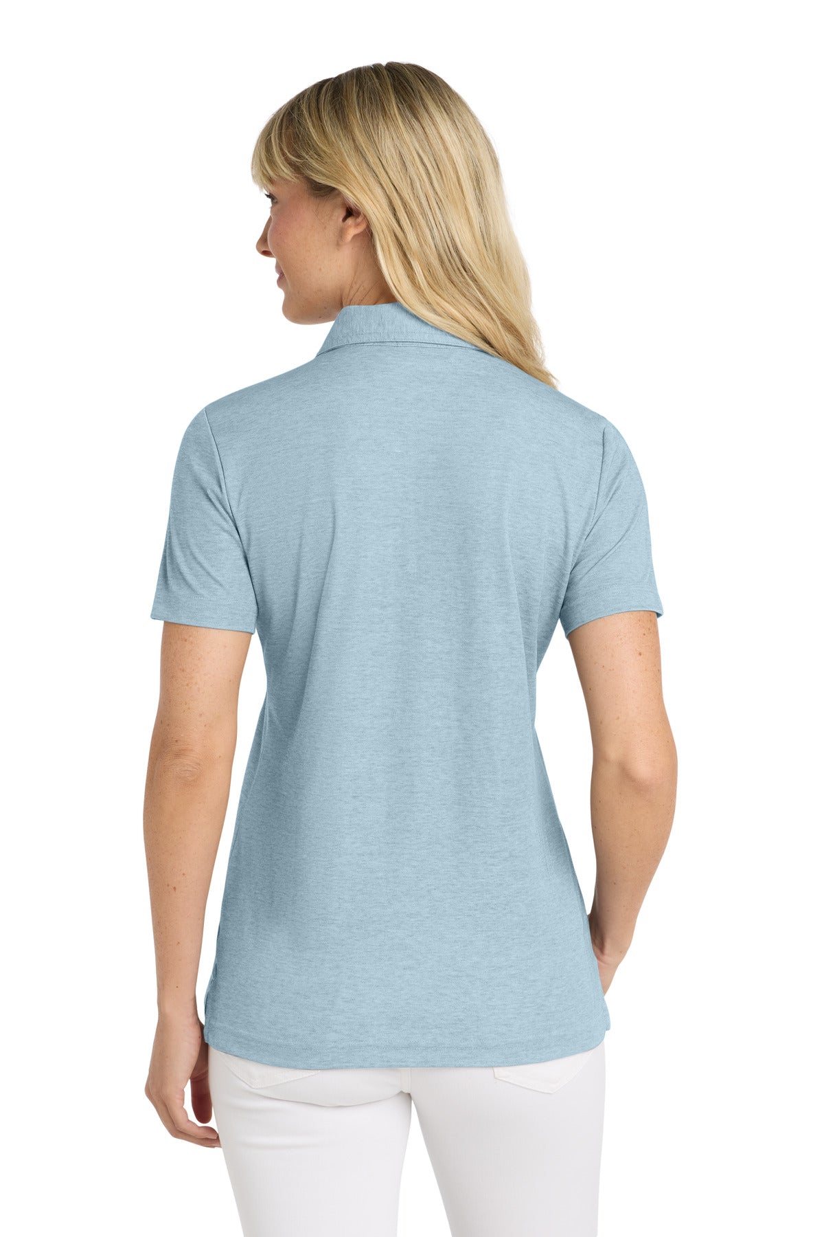 Custom Embroidered TravisMathew Women's Oceanside Heather Polo TM1WW002,Allure Heather