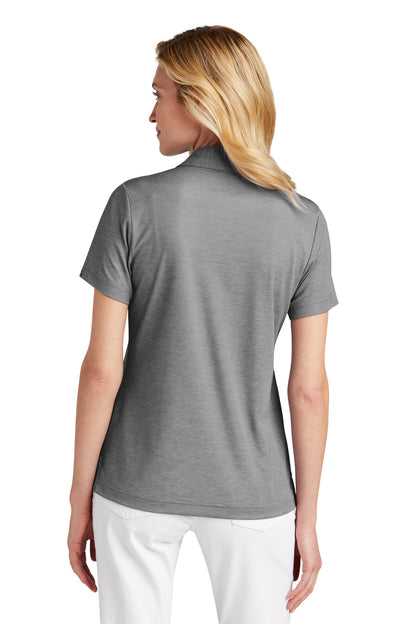Custom Embroidered TravisMathew Women's Oceanside Heather Polo TM1WW002,Quiet Shade Grey Heather