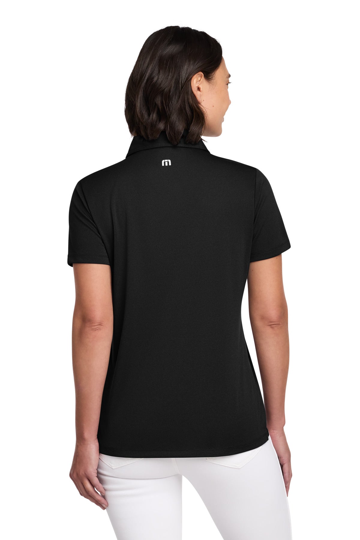 Custom Embroidered TravisMathew Polos/Knits in Black