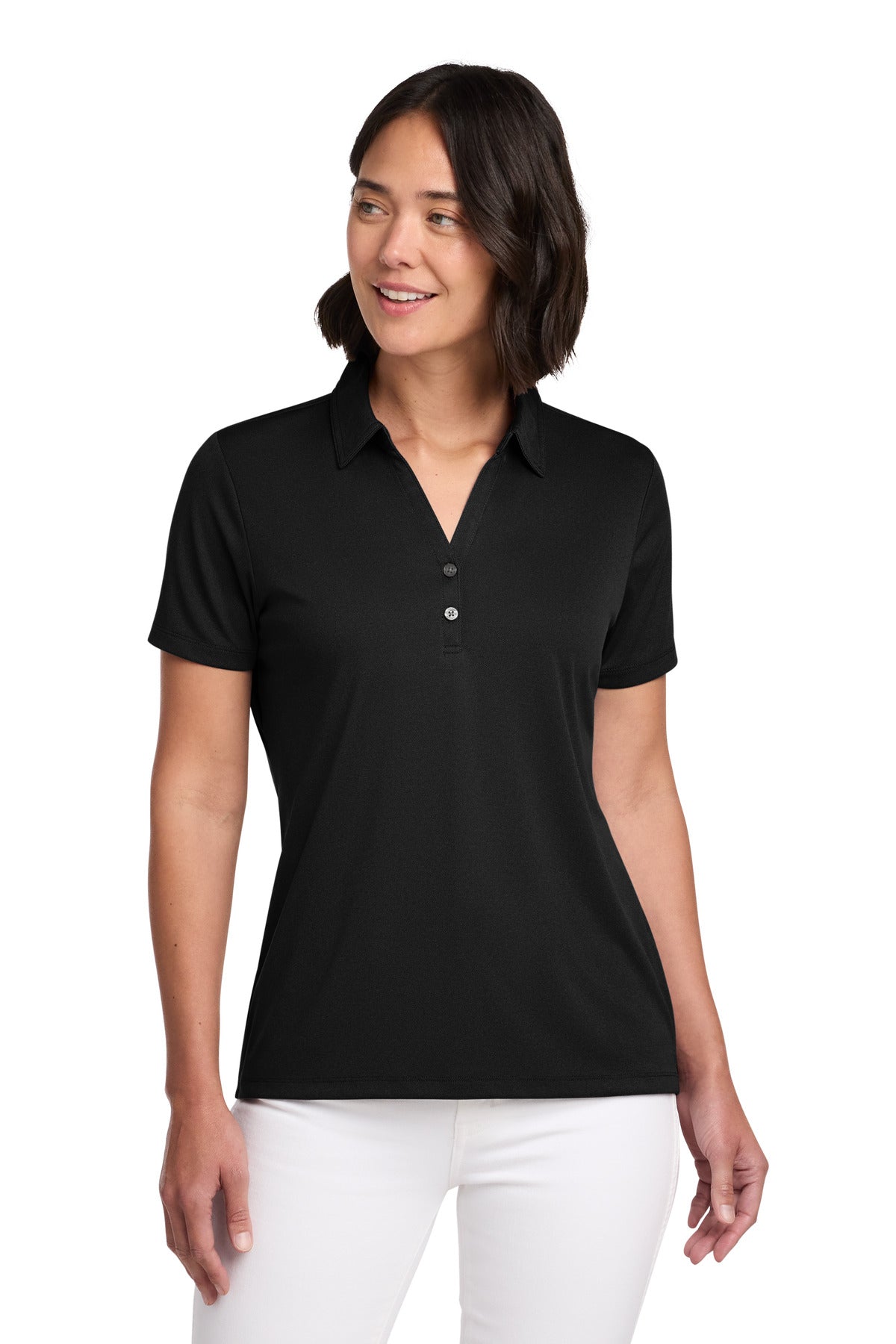Custom Embroidered TravisMathew Polos/Knits in Black