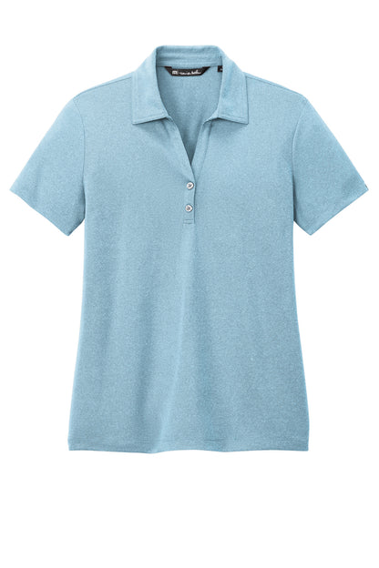 Custom Embroidered TravisMathew Polos/Knits in Brilliant Blue Heather