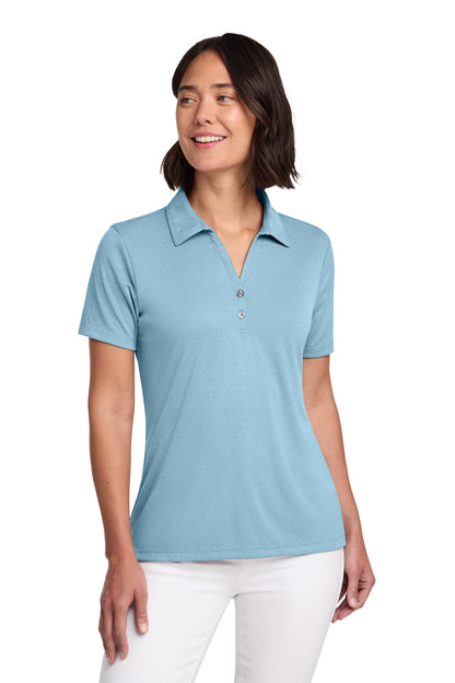 Custom Embroidered TravisMathew Polos/Knits in Brilliant Blue Heather