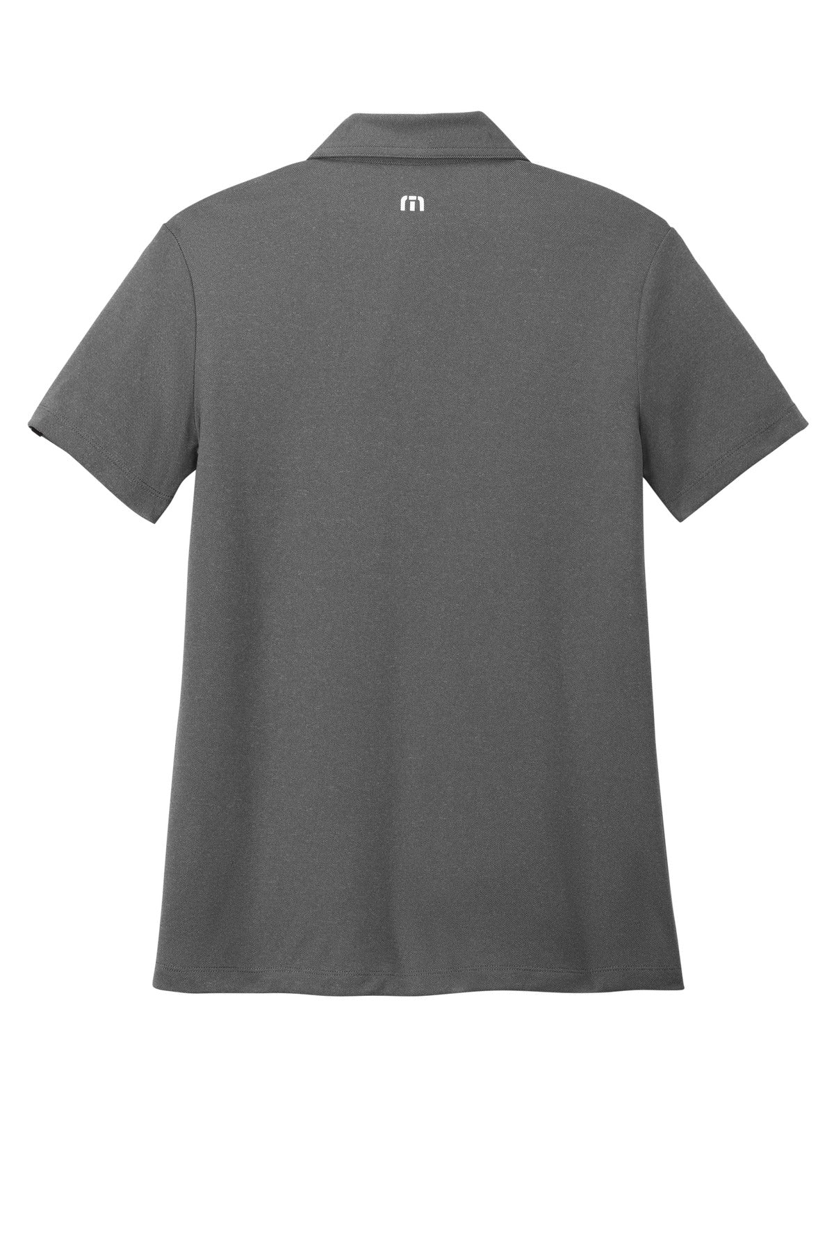 Custom Embroidered TravisMathew Polos/Knits in Quiet Shade Grey/ Black