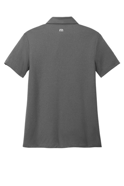 Custom Embroidered TravisMathew Polos/Knits in Quiet Shade Grey/ Black