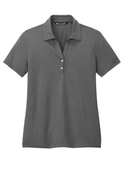 Custom Embroidered TravisMathew Polos/Knits in Quiet Shade Grey/ Black