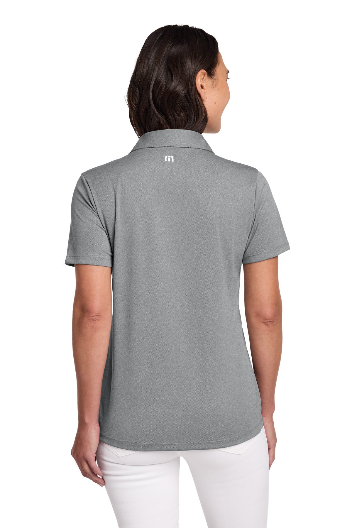 Custom Embroidered TravisMathew Polos/Knits in Quiet Shade Grey Heather