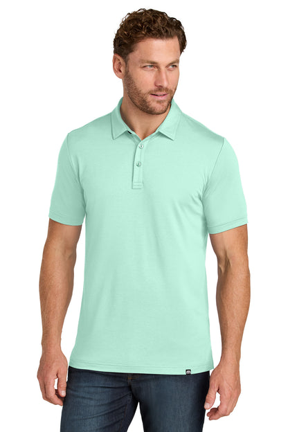 Custom Embroidered TravisMathew Polos/Knits in Mint