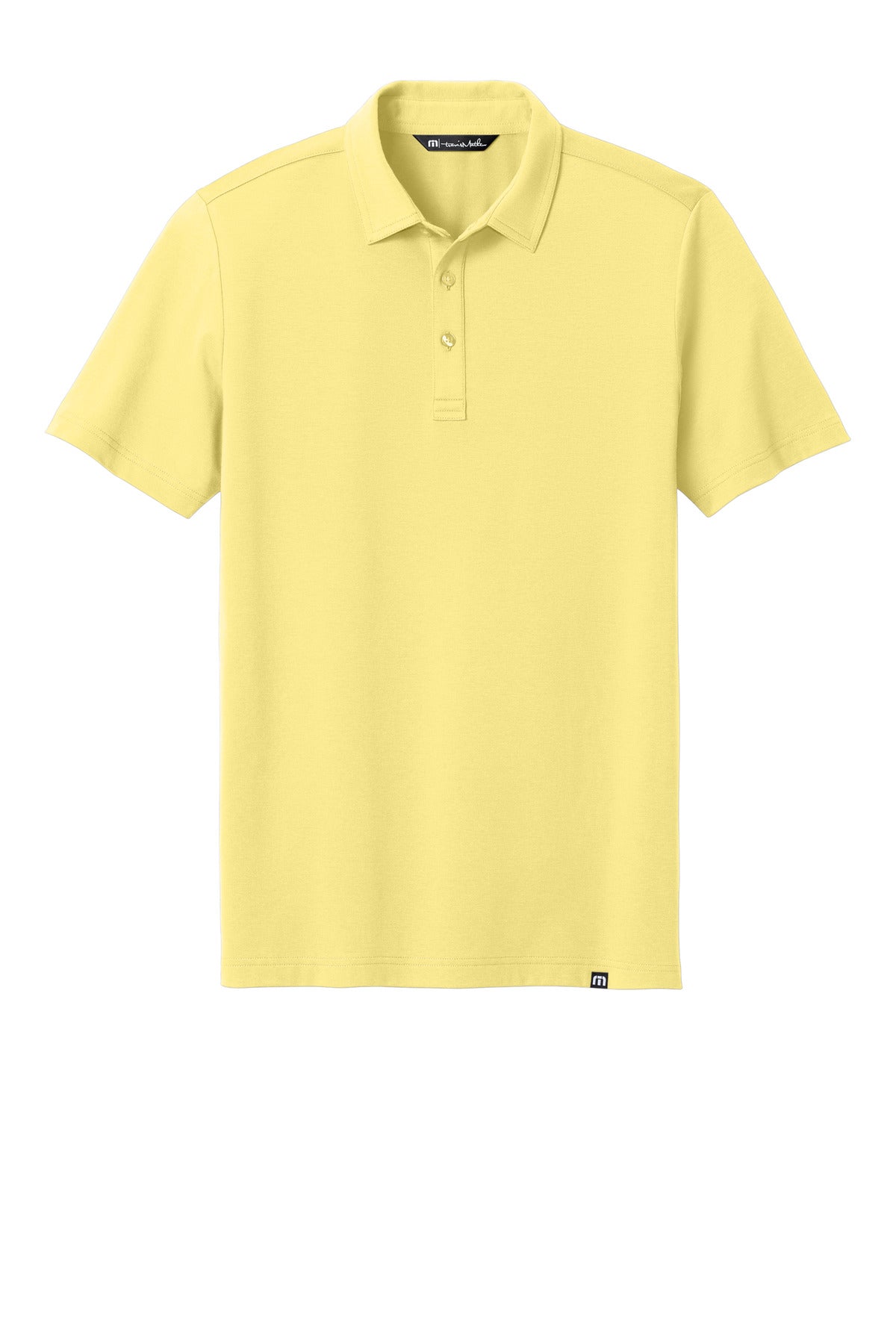 Custom Embroidered TravisMathew Polos/Knits in Pale Yellow
