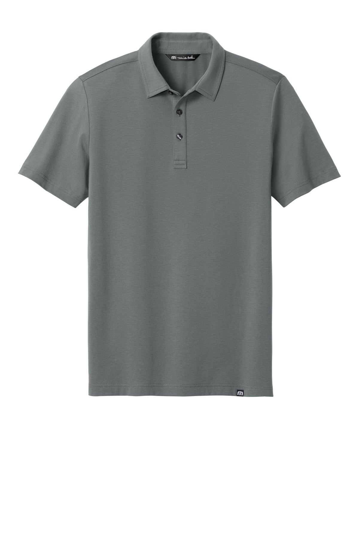 Custom Embroidered TravisMathew Polos/Knits in Quiet Shade Grey
