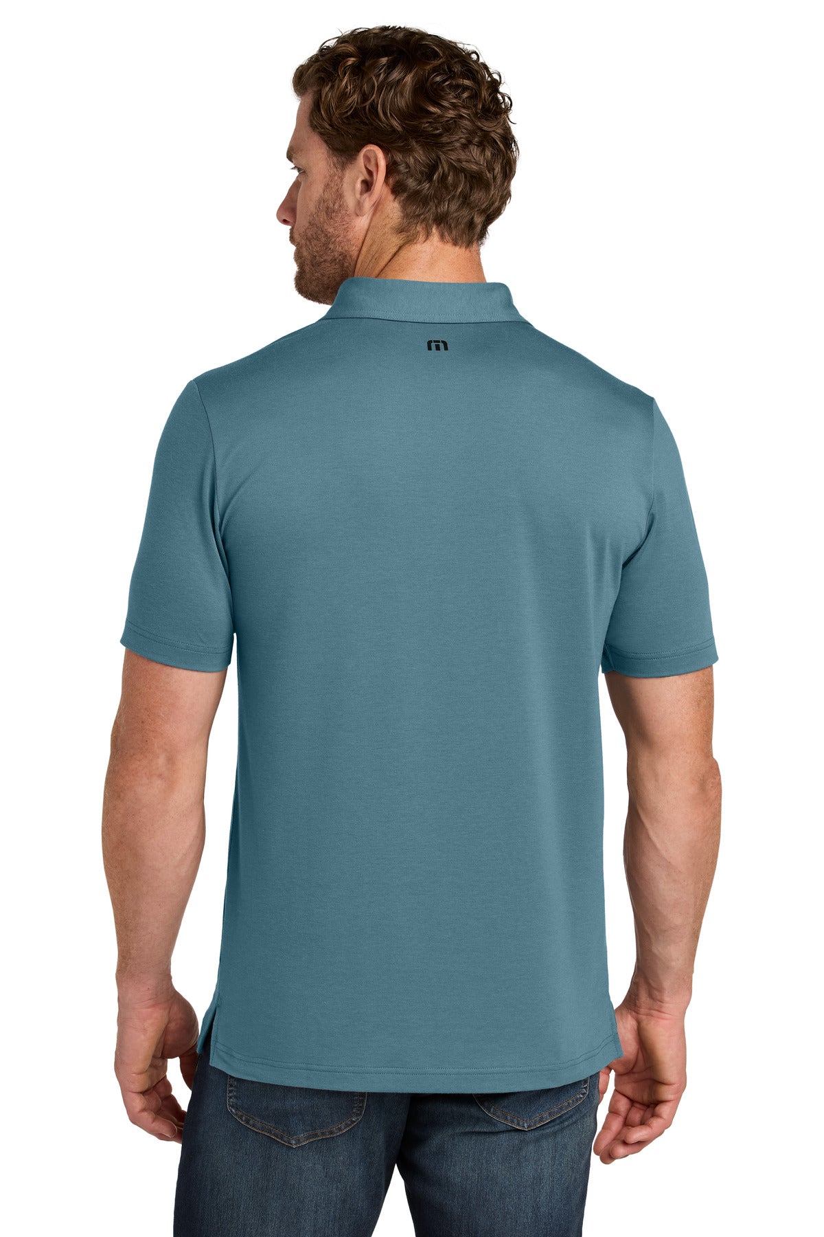 Custom Embroidered TravisMathew Polos/Knits in Stellar Blue