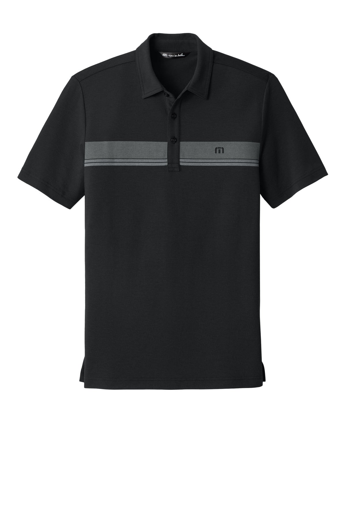Custom Embroidered TravisMathew Polos/Knits in Black
