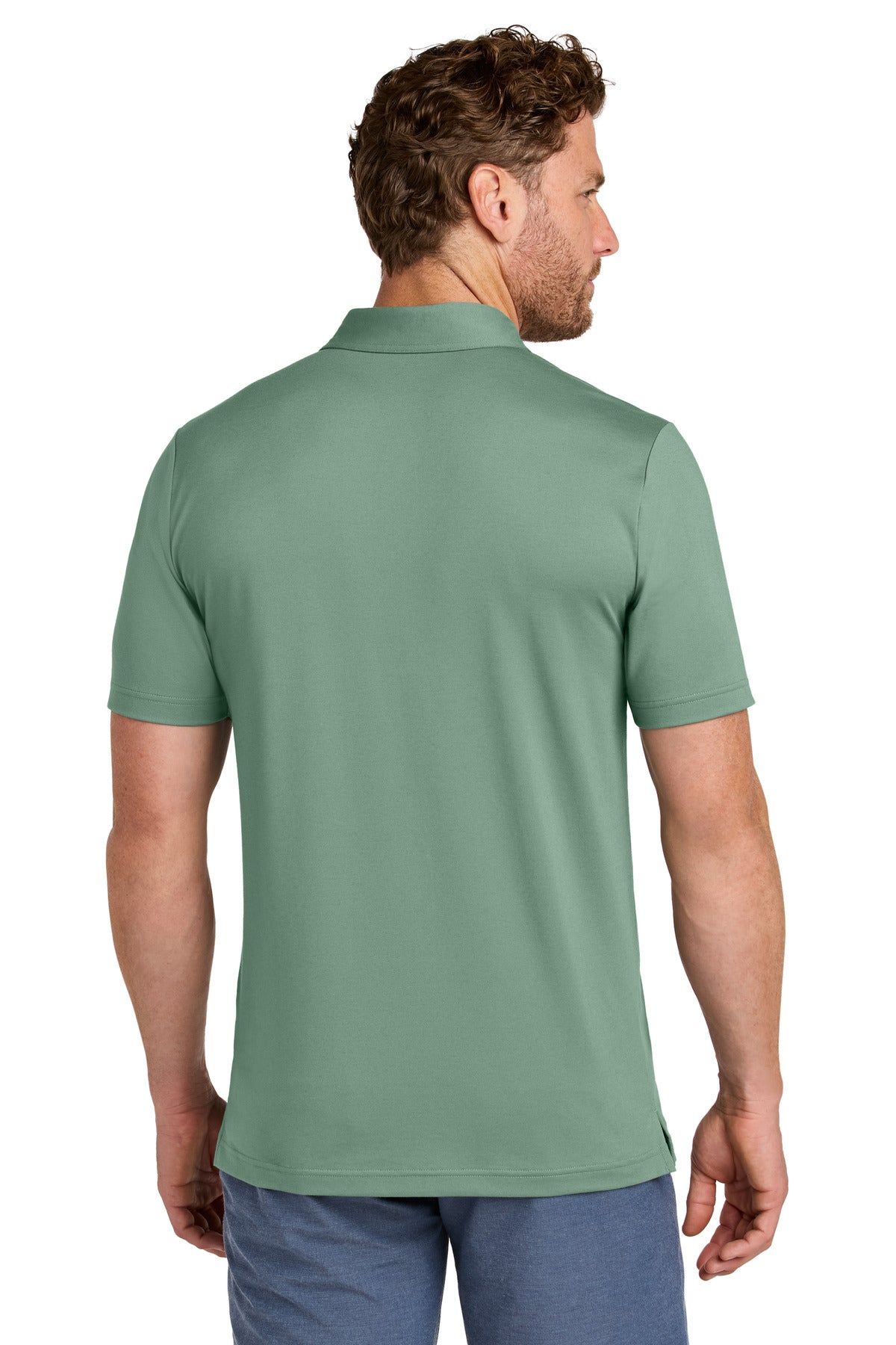 Custom Embroidered TravisMathew Polos/Knits in Laurel Green
