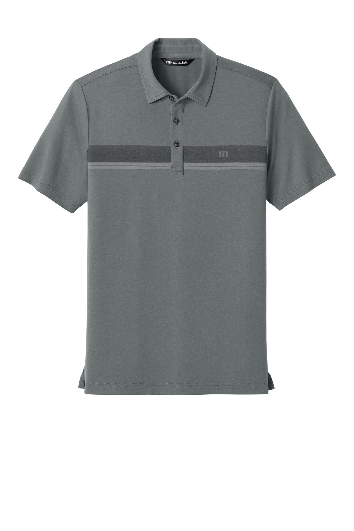 Custom Embroidered TravisMathew Polos/Knits in Quiet Shade Grey