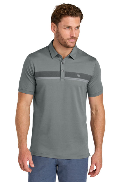 Custom Embroidered TravisMathew Polos/Knits in Quiet Shade Grey