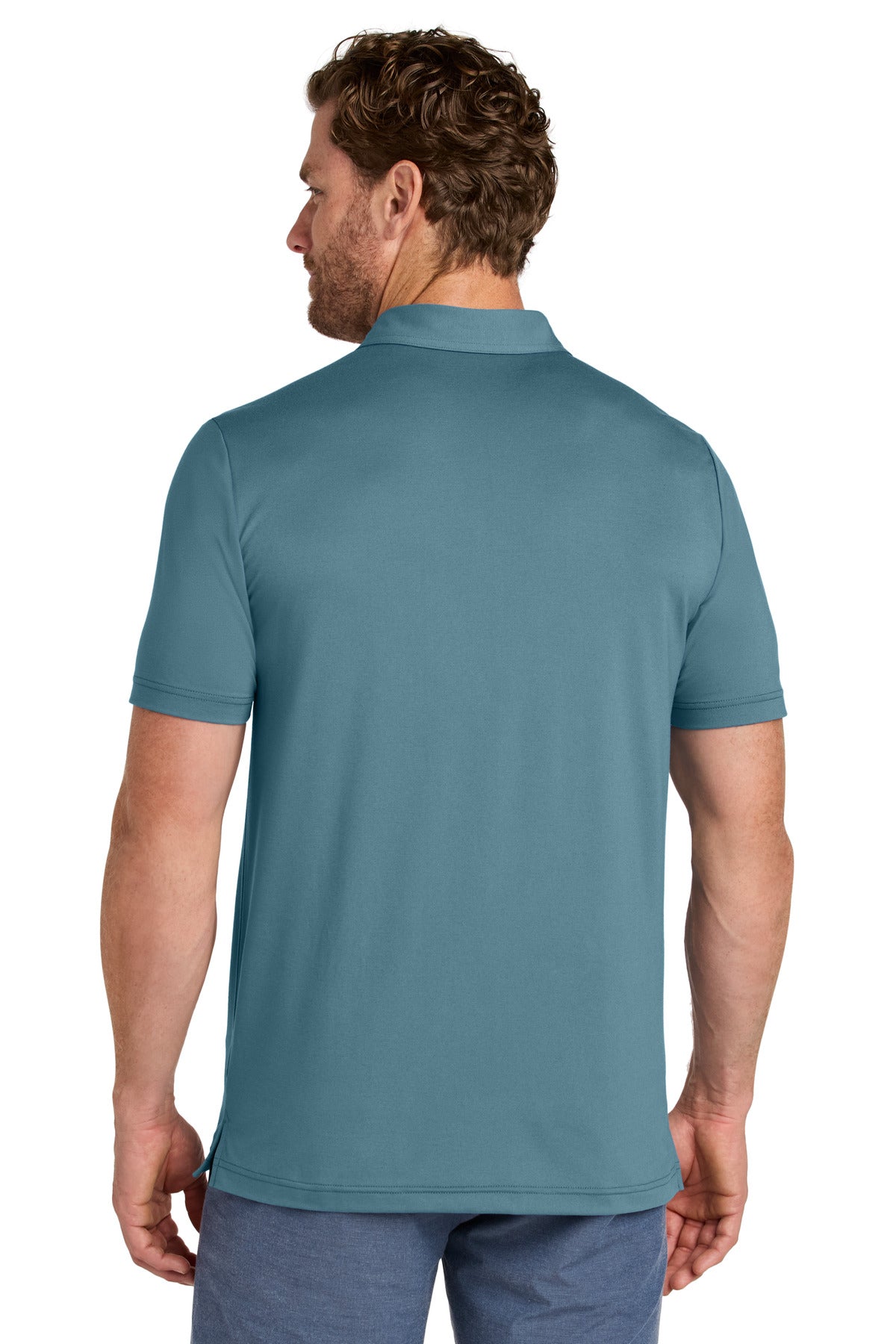 Custom Embroidered TravisMathew Glenview Stripe Polo TMA41462,Stellar Blue