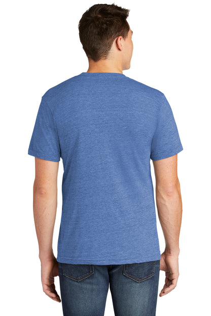 Custom Embroidered American Apparel  Tri-Blend Short Sleeve Track T-Shirt TR401,Athletic Blue