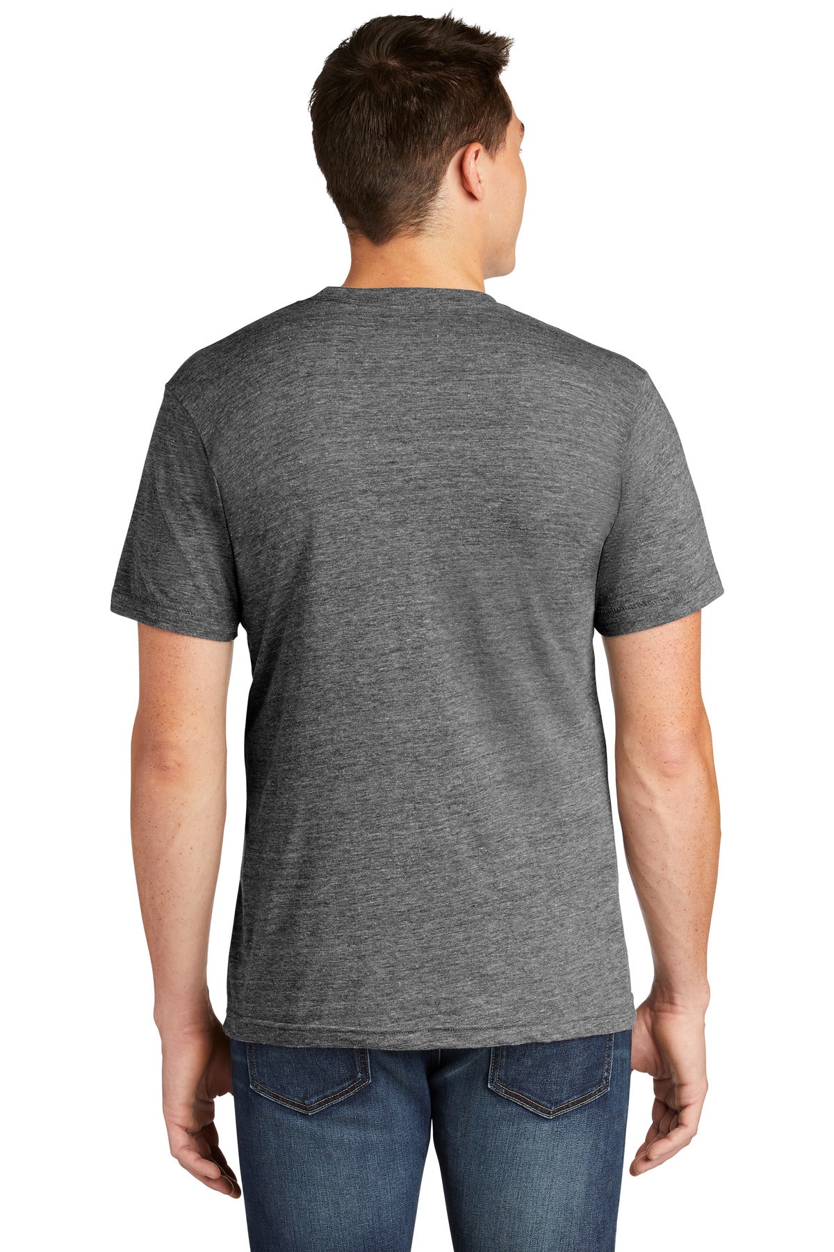Custom Embroidered American Apparel  Tri-Blend Short Sleeve Track T-Shirt TR401,Athletic Grey