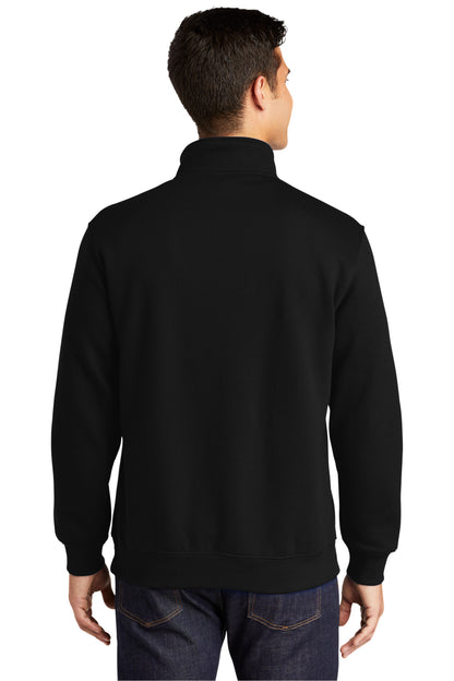 Custom Embroidered Sport-Tek Tall 1/4-Zip Sweatshirt. TST253,Black