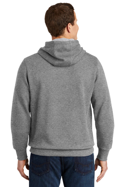 Custom Embroidered Sport-Tek Tall Pullover Hooded Sweatshirt. TST254,Vintage Heather