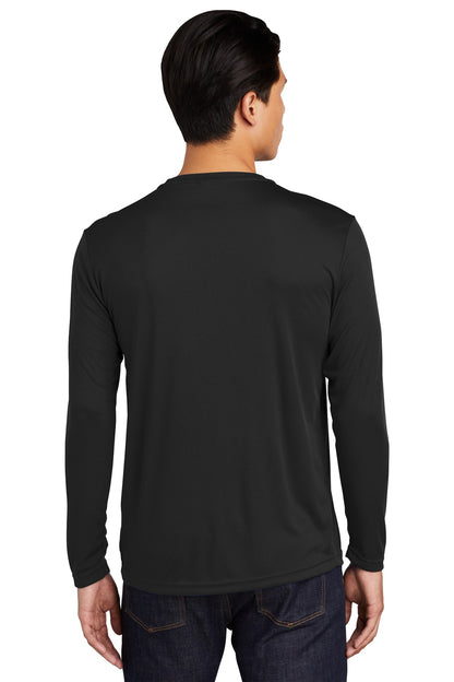 Custom Embroidered Sport-Tek Tall Long Sleeve PosiCharge Competitor Tee. TST350LS,Black