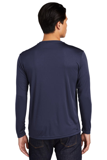Custom Embroidered Sport-Tek Tall Long Sleeve PosiCharge Competitor Tee. TST350LS,True Navy