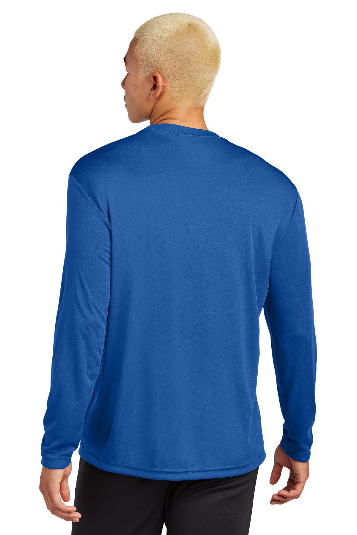 Custom Embroidered Sport-Tek Tall Long Sleeve PosiCharge Competitor Tee. TST350LS,True Royal