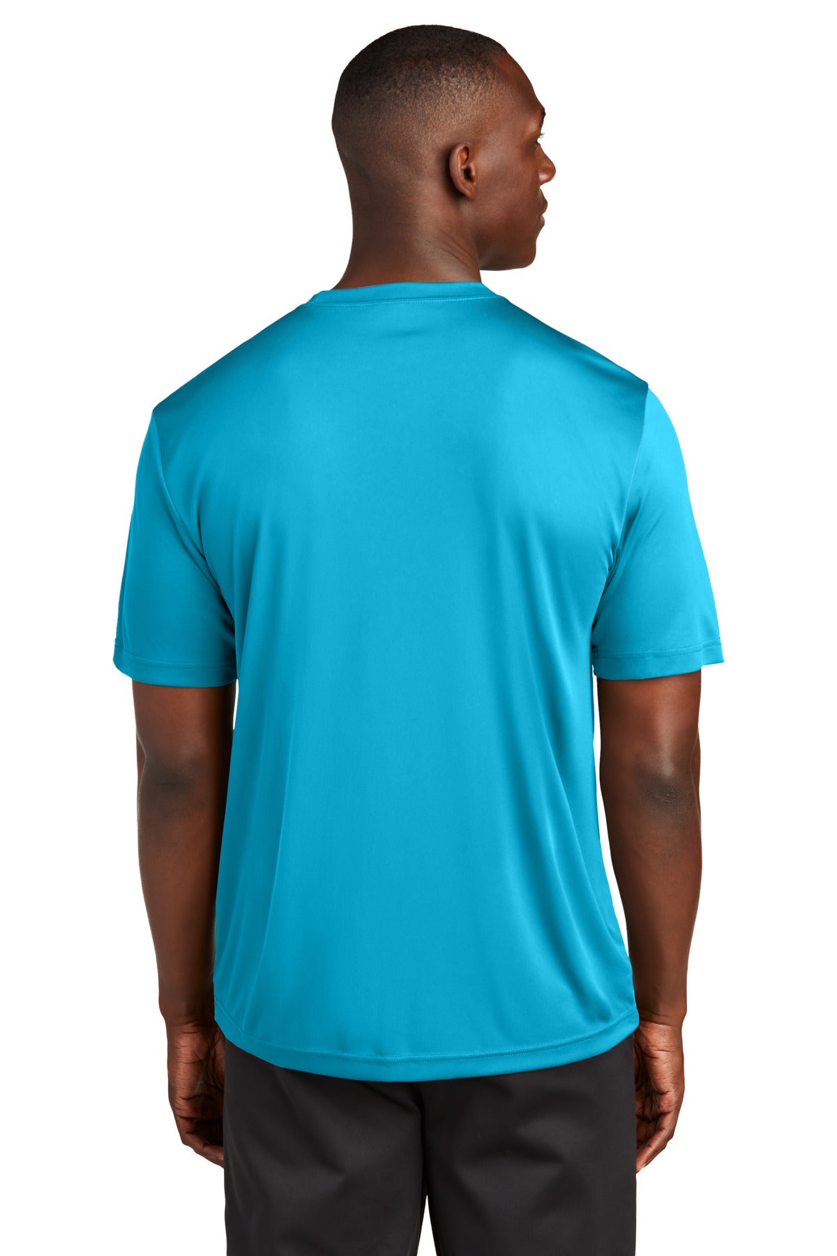 Custom Embroidered Sport-Tek Tall PosiCharge Competitor  Tee. TST350,Atomic Blue