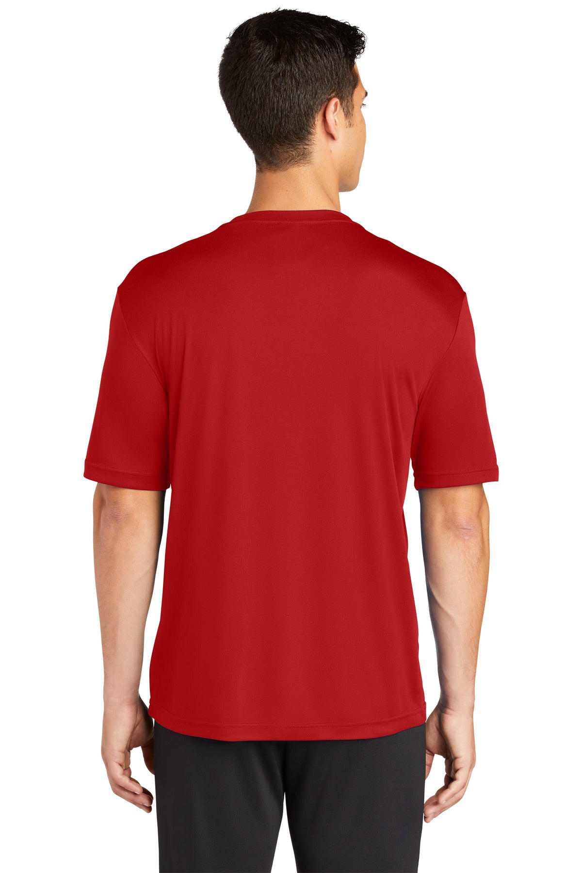 Custom Embroidered Sport-Tek Tall PosiCharge Competitor  Tee. TST350,Deep Red