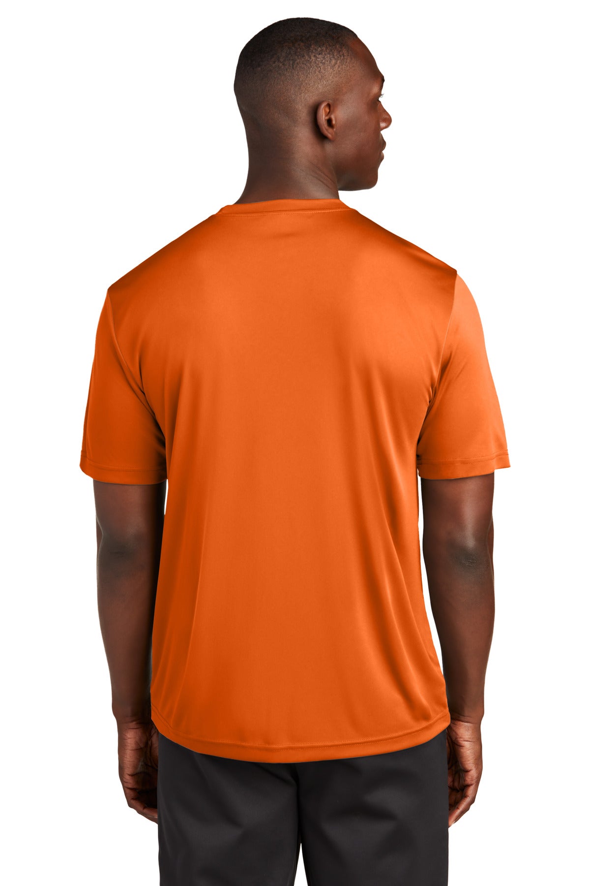 Custom Embroidered Sport-Tek Tall PosiCharge Competitor  Tee. TST350,Deep Orange