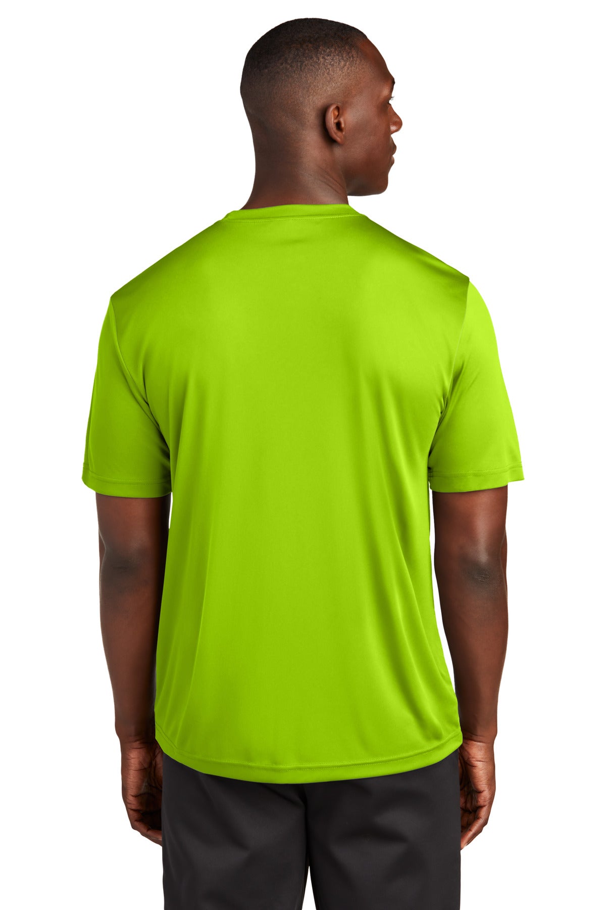 Custom Embroidered Sport-Tek Tall PosiCharge Competitor  Tee. TST350,Lime Shock