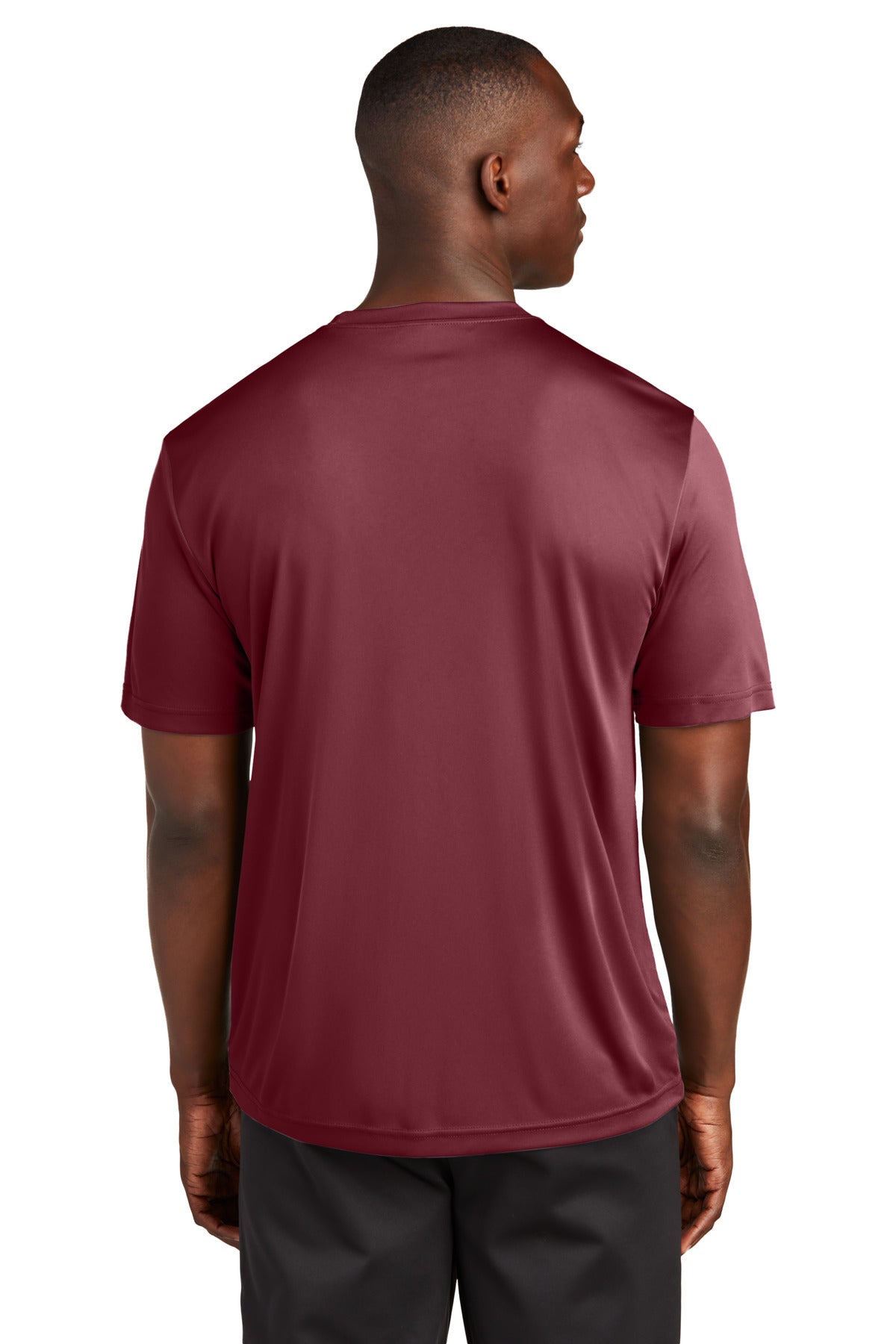 Custom Embroidered Sport-Tek Tall PosiCharge Competitor  Tee. TST350,Maroon