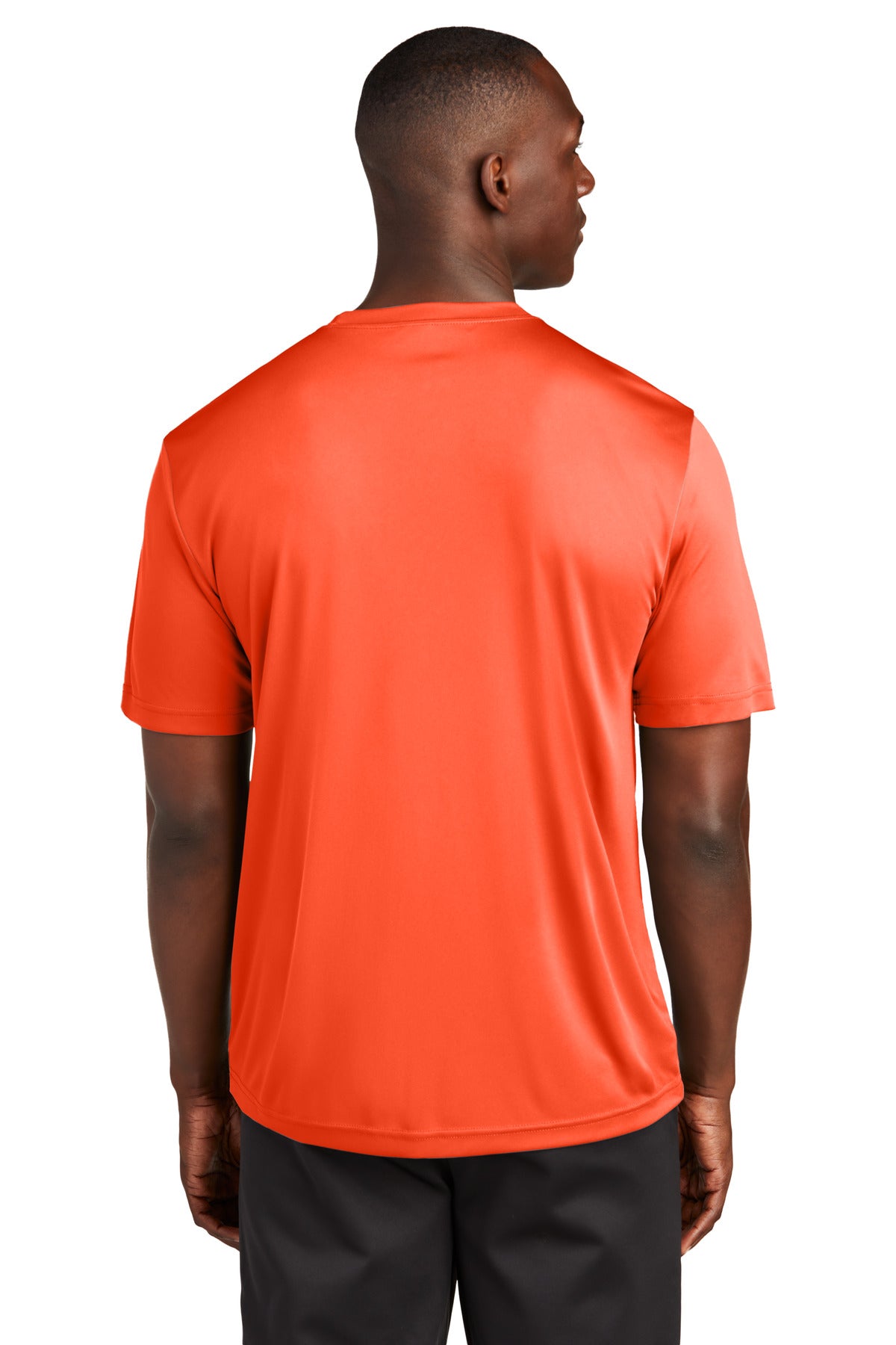 Custom Embroidered Sport-Tek Tall PosiCharge Competitor  Tee. TST350,Neon Orange