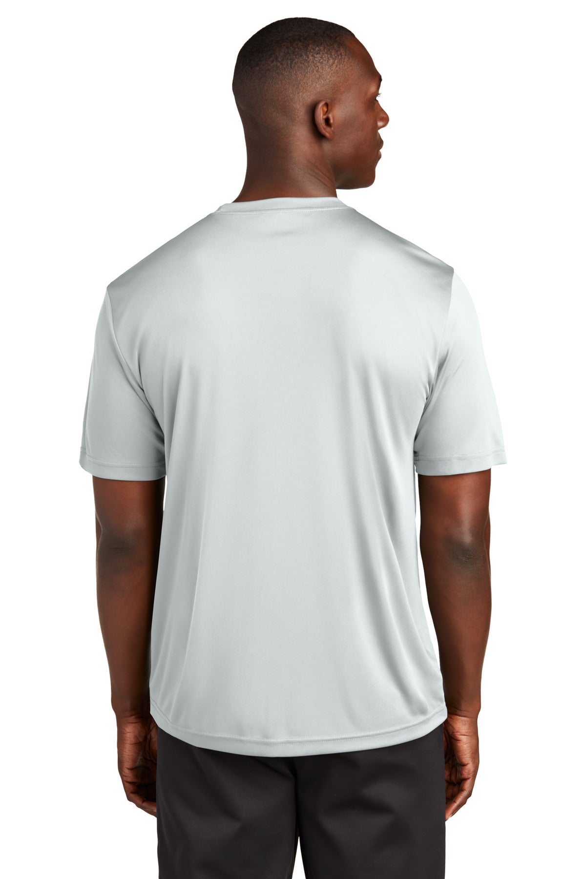 Custom Embroidered Sport-Tek Tall PosiCharge Competitor  Tee. TST350,Silver